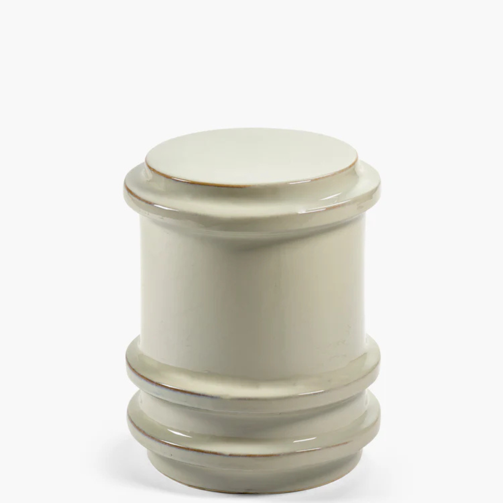 Table d'appoint gris géométrique Pawn