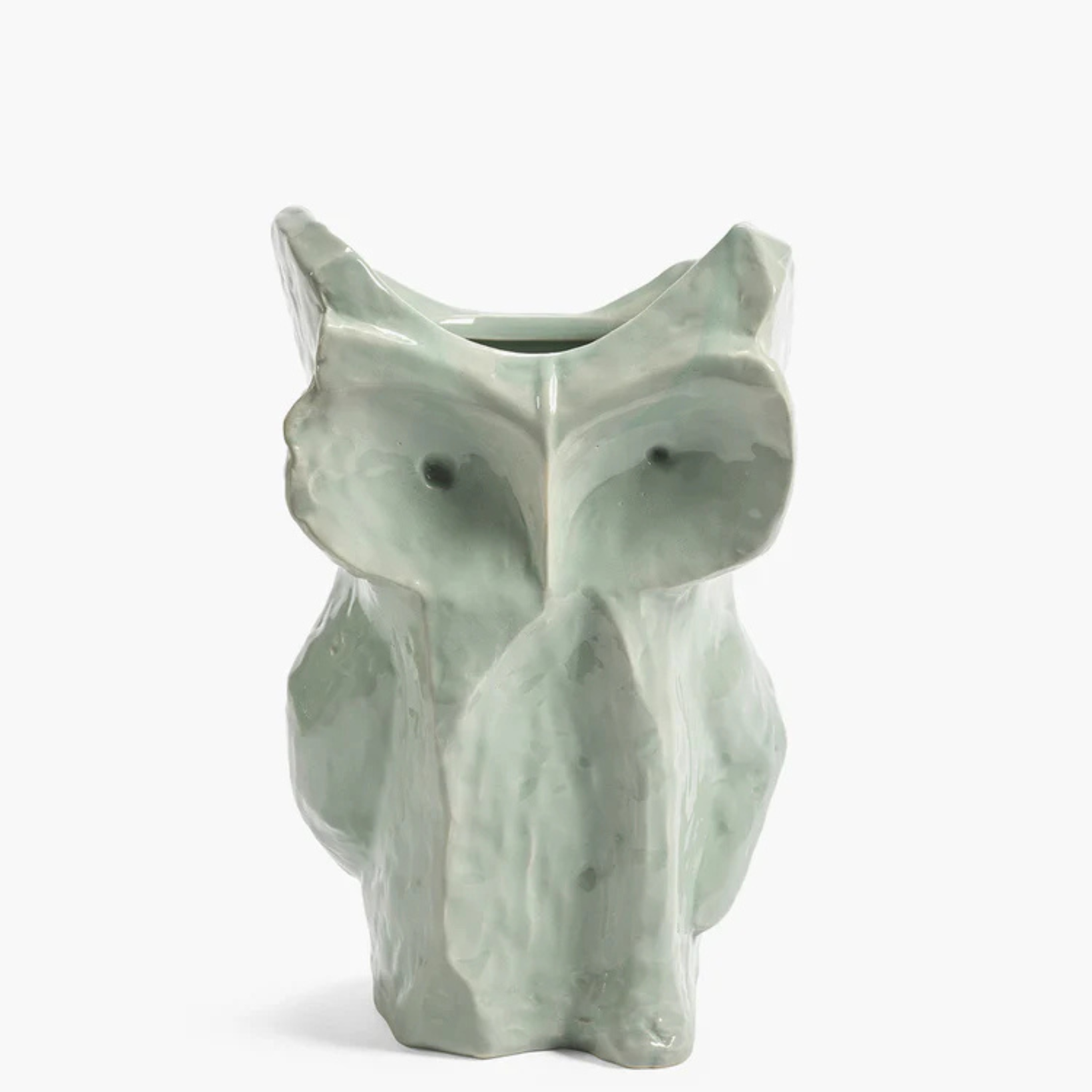 Hibou vase bleu clair After Midnight