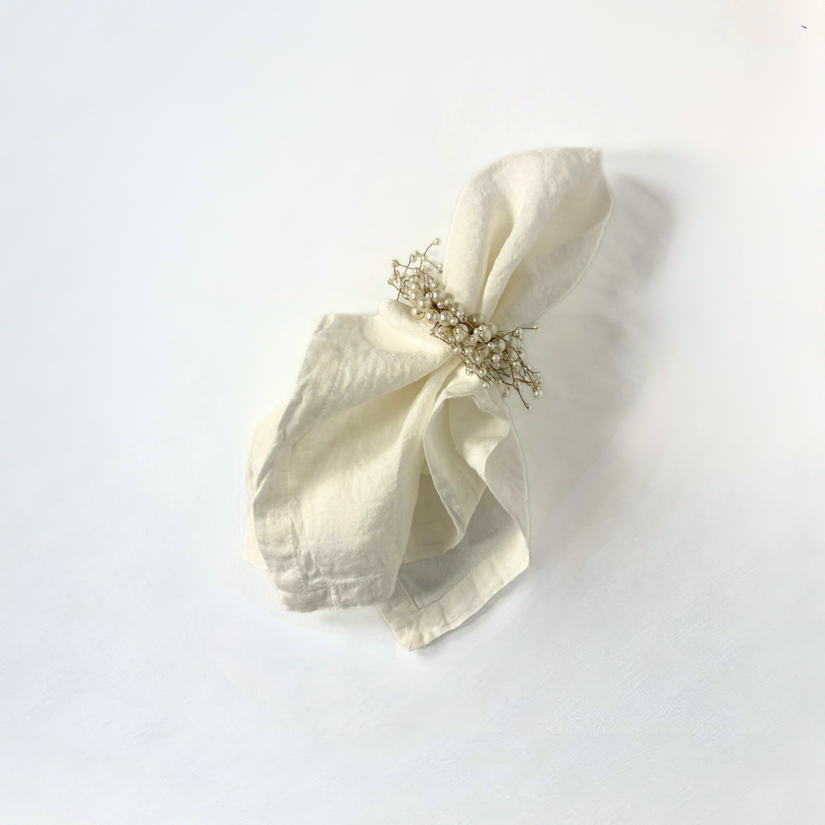 Anneaux de serviette - Perles