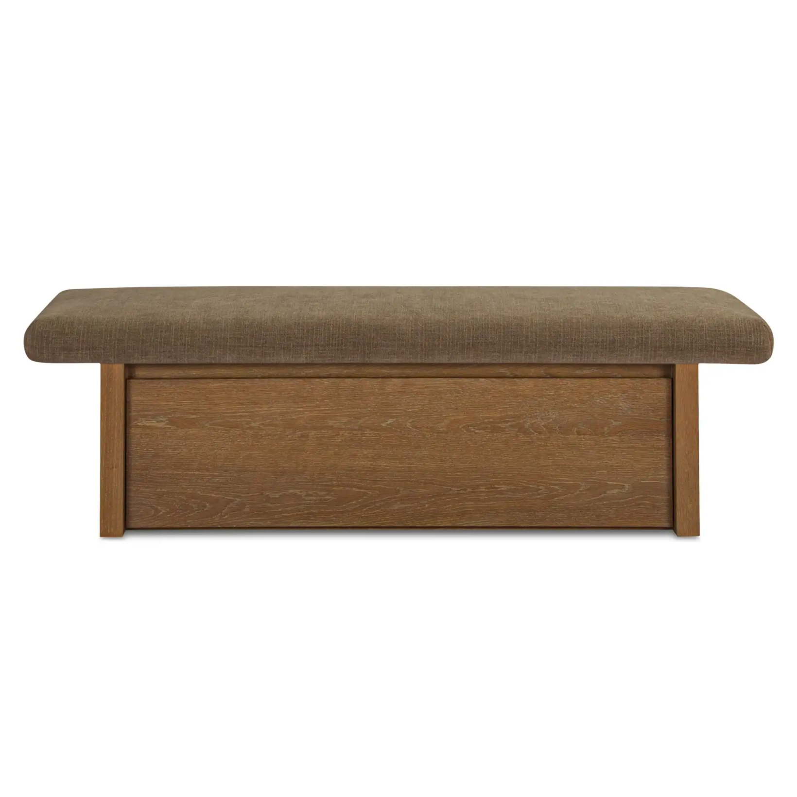 Banc de rangement taupe Gemma