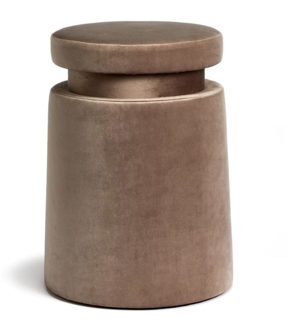 Pouf Tsjomoloenga velour - Henry Dean