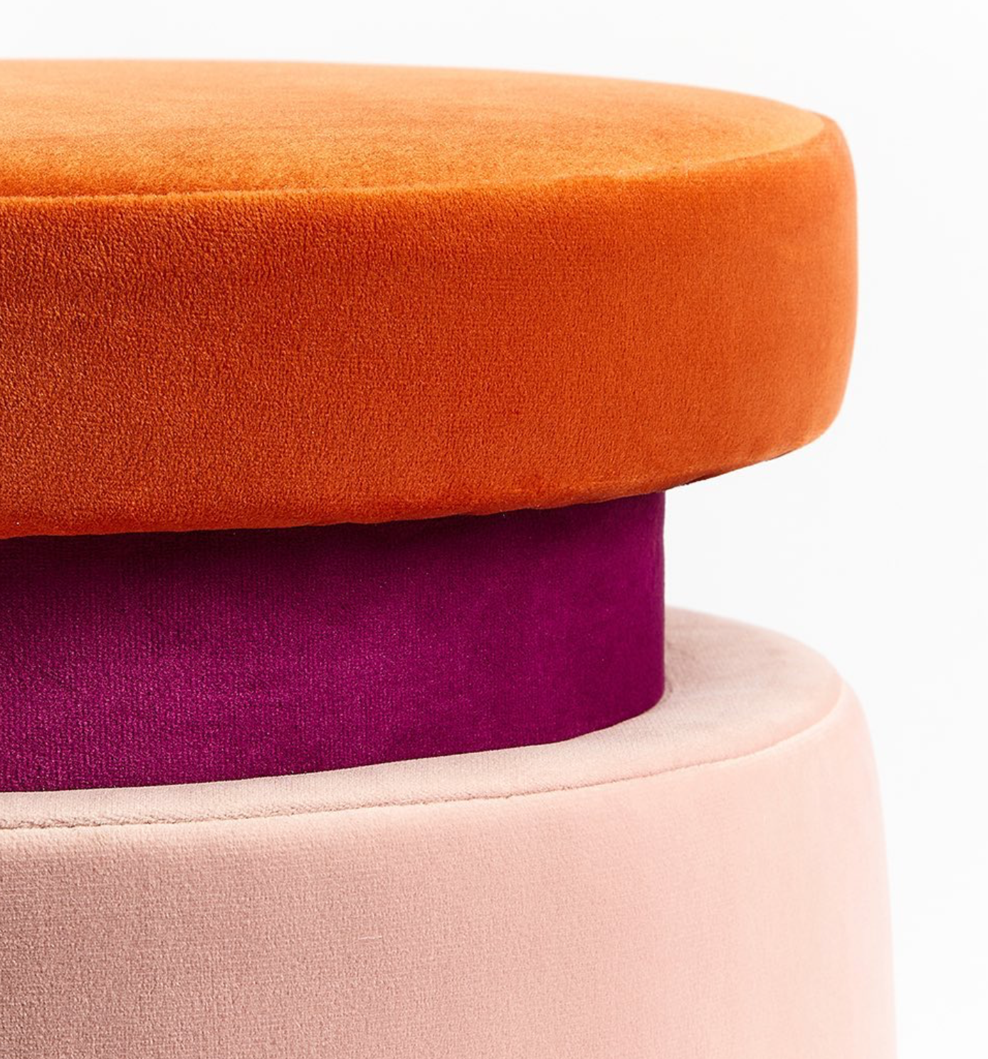 Pouf Tsjomoloenga velour - Henry Dean