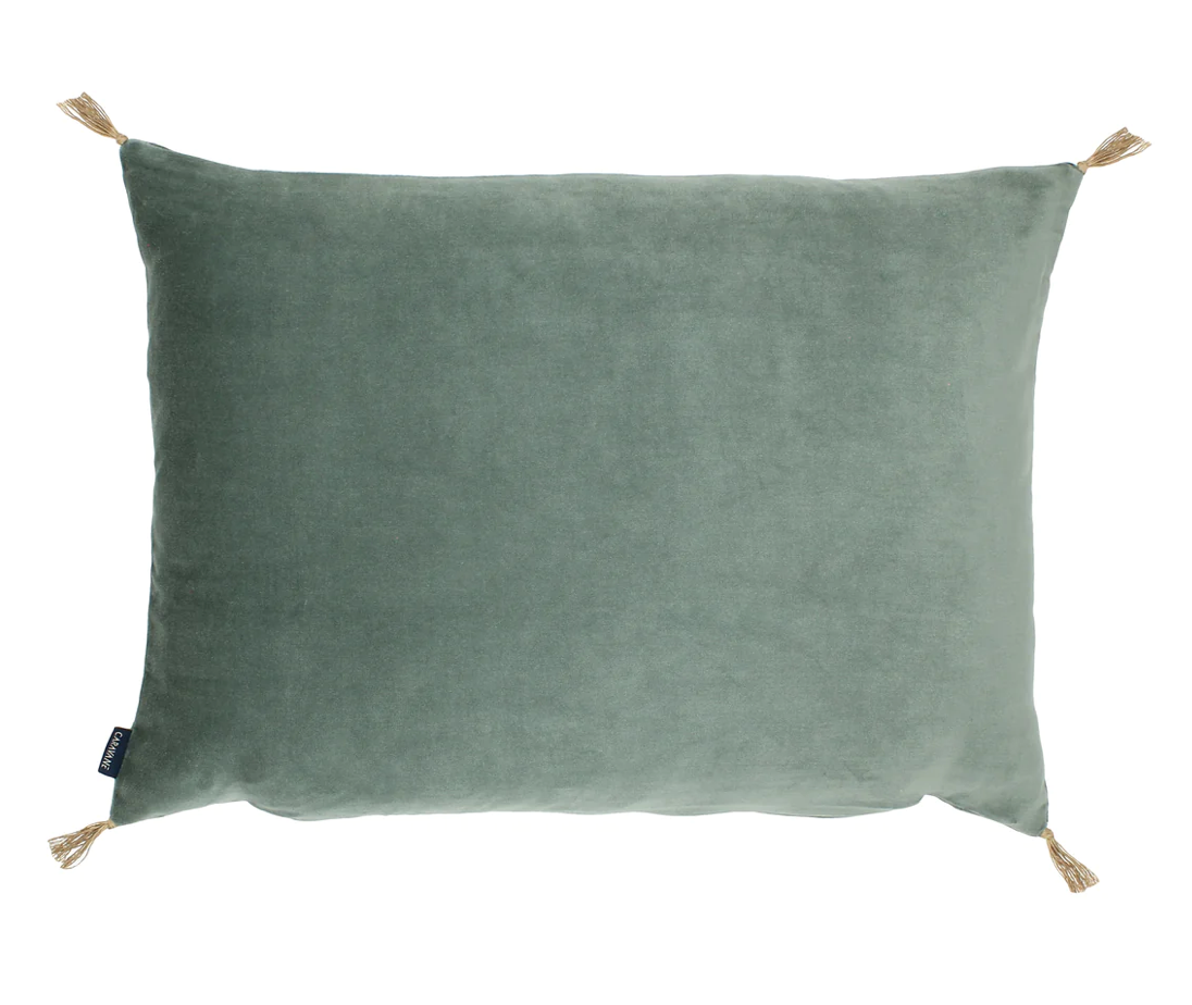 Coussin Velour lavé - Caravane