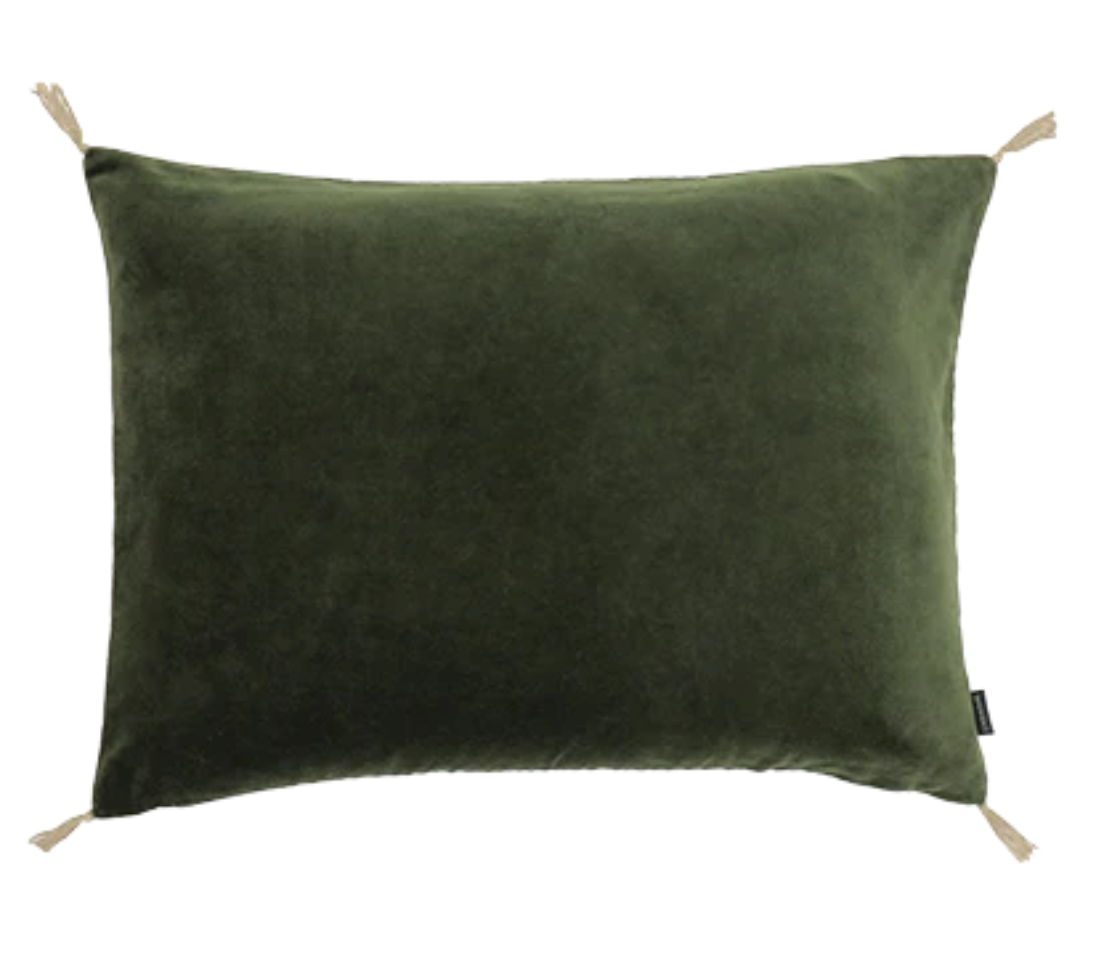 Coussin Velour lavé - Caravane