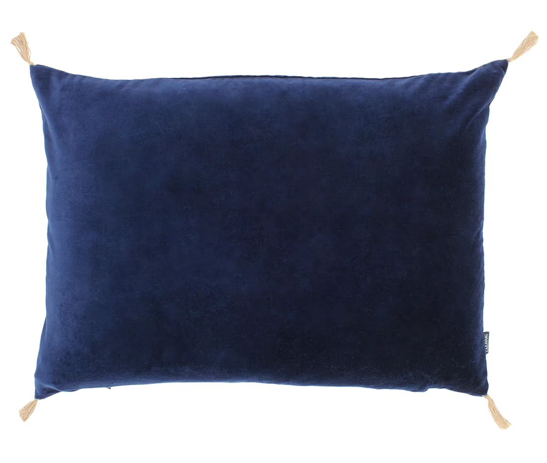 Coussin Velour lavé - Caravane