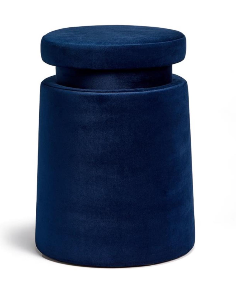 Pouf Tsjomoloenga velour - Henry Dean