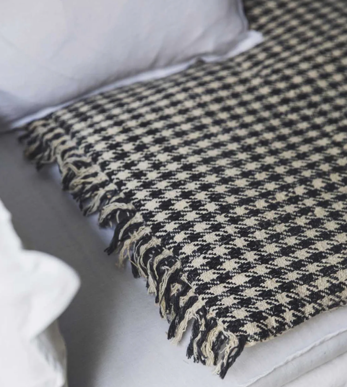 Couvre sofa Pied de poule - Caravane