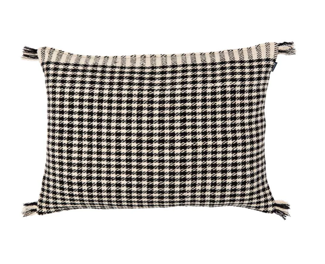 Coussin Caravane - Pied de poule