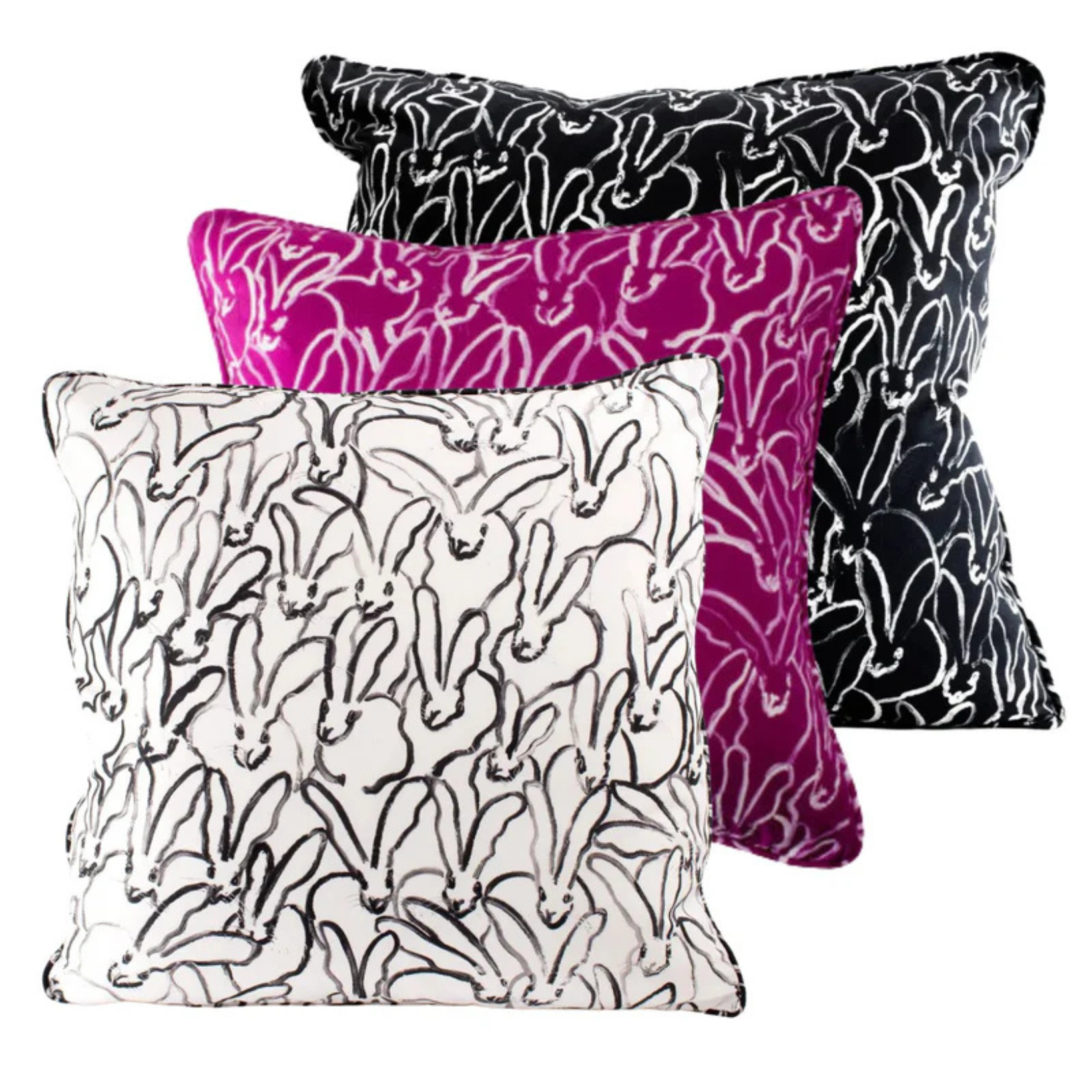 Coussin Course de lapin - Hunt Slonem