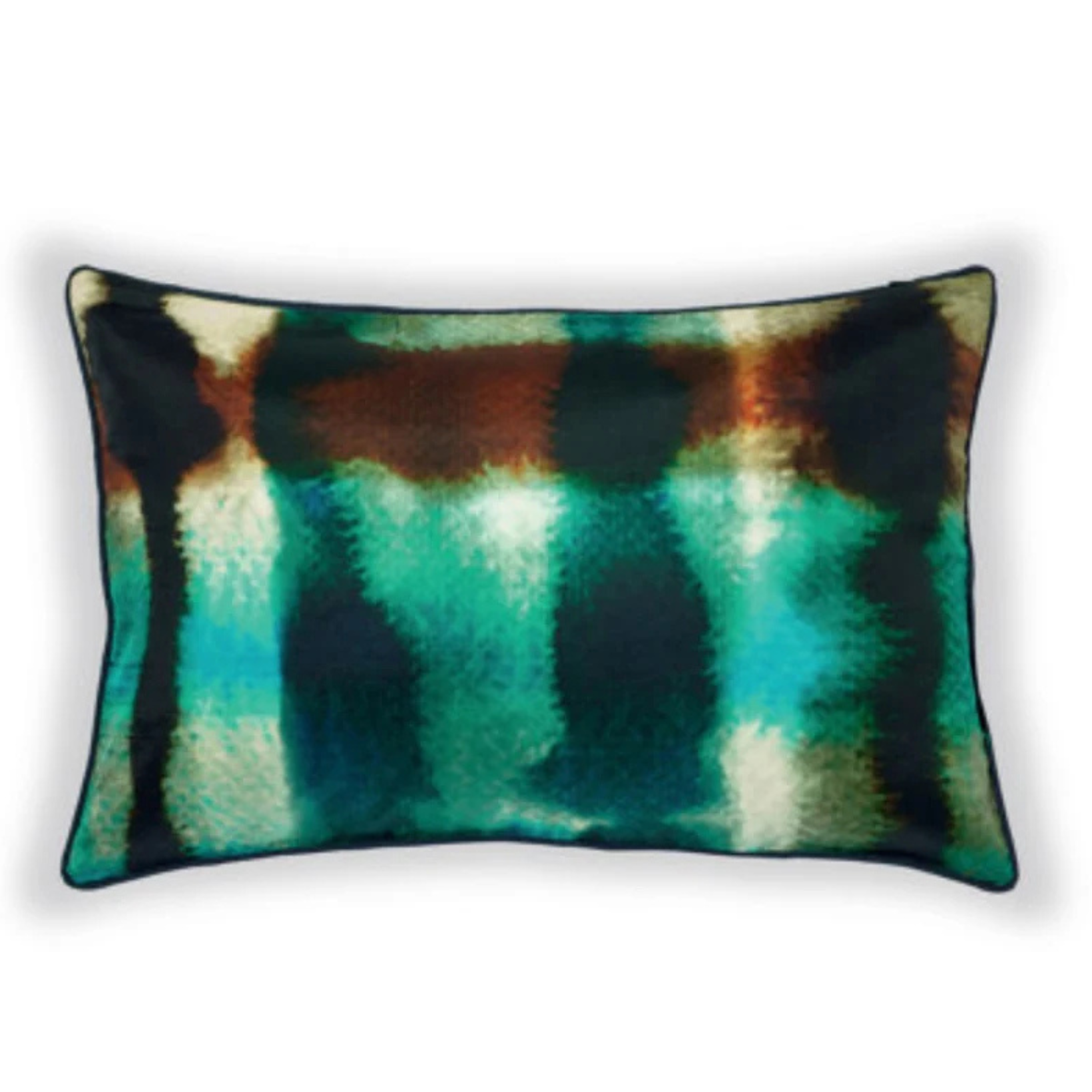 Coussin Balibar bleu lagon - Élitis