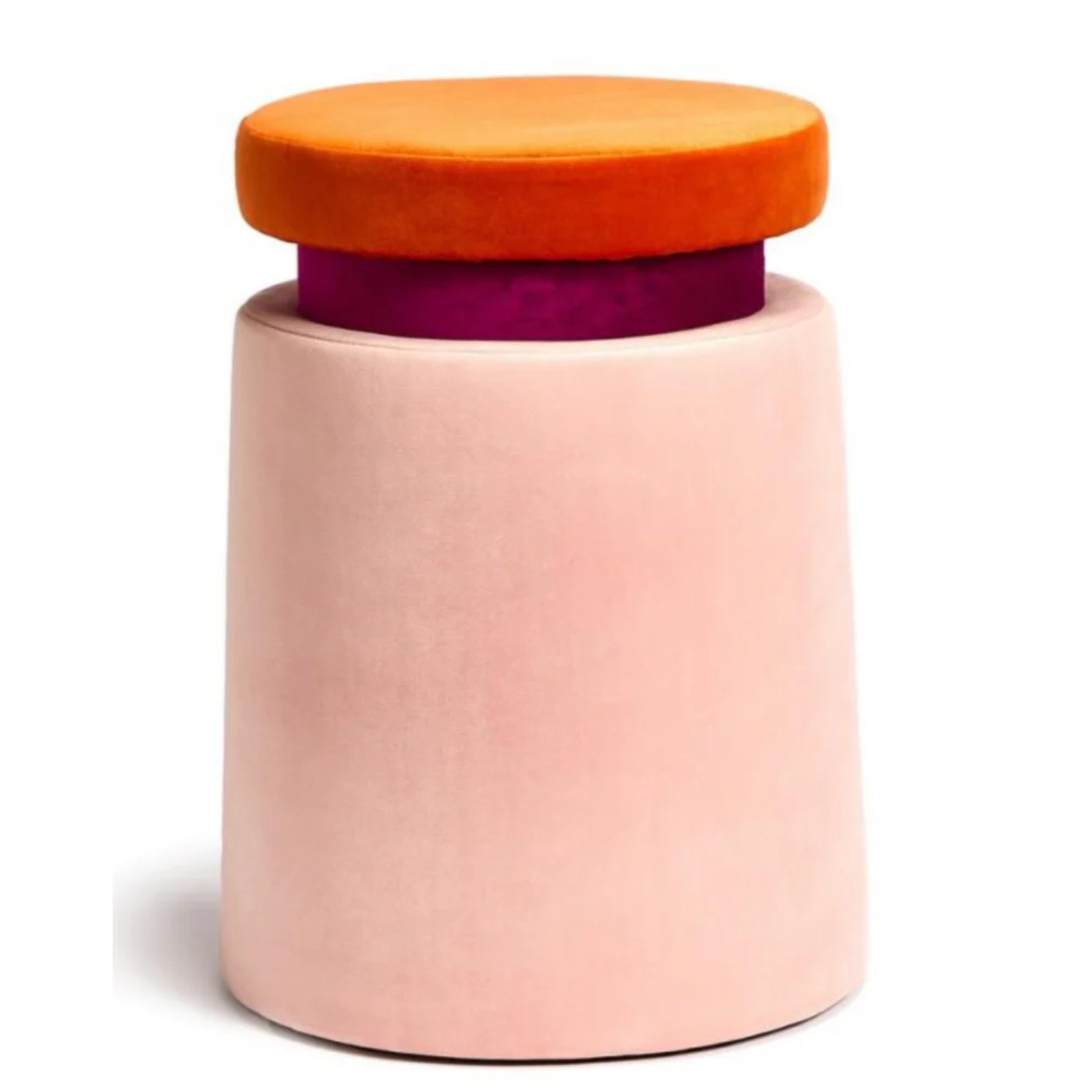 Pouf Tsjomoloenga velour - Henry Dean