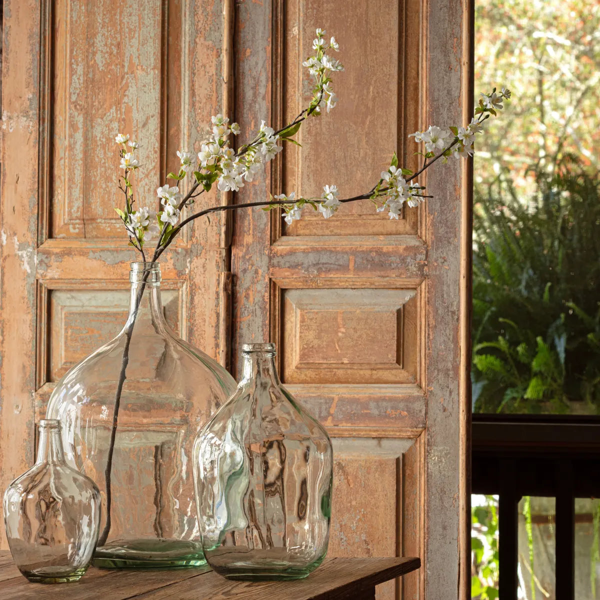 Branche cherry blossom blanche