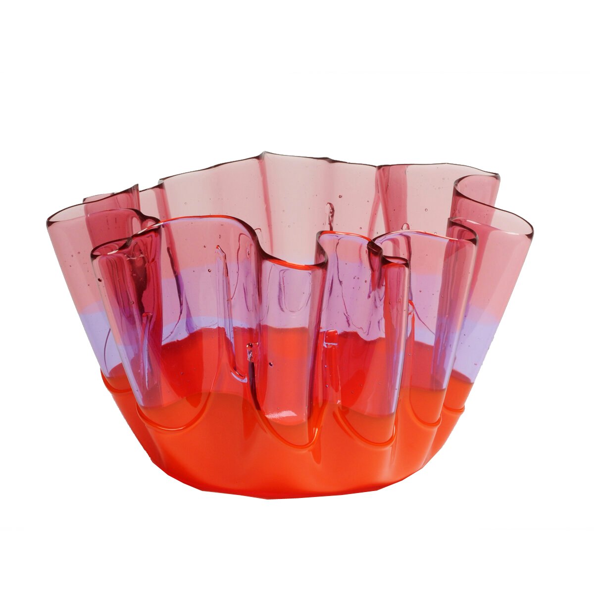 Vase Sfumati Corsi Design - Rose clair, Lilas, Orange Mat