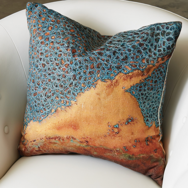 Coussin Global Views - Patina