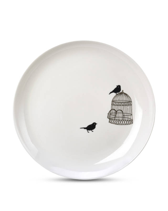 Ensemble d'assiettes POLSPOTTEN - Oiseaux libérés