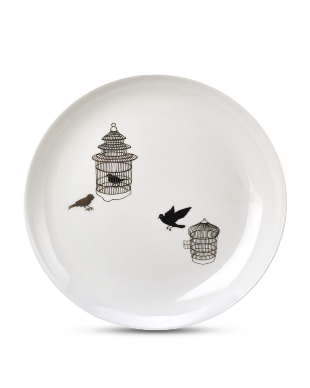 Ensemble d'assiettes POLSPOTTEN - Oiseaux libérés