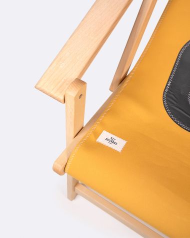 Chaise longue 727 Sailbags - Moutarde