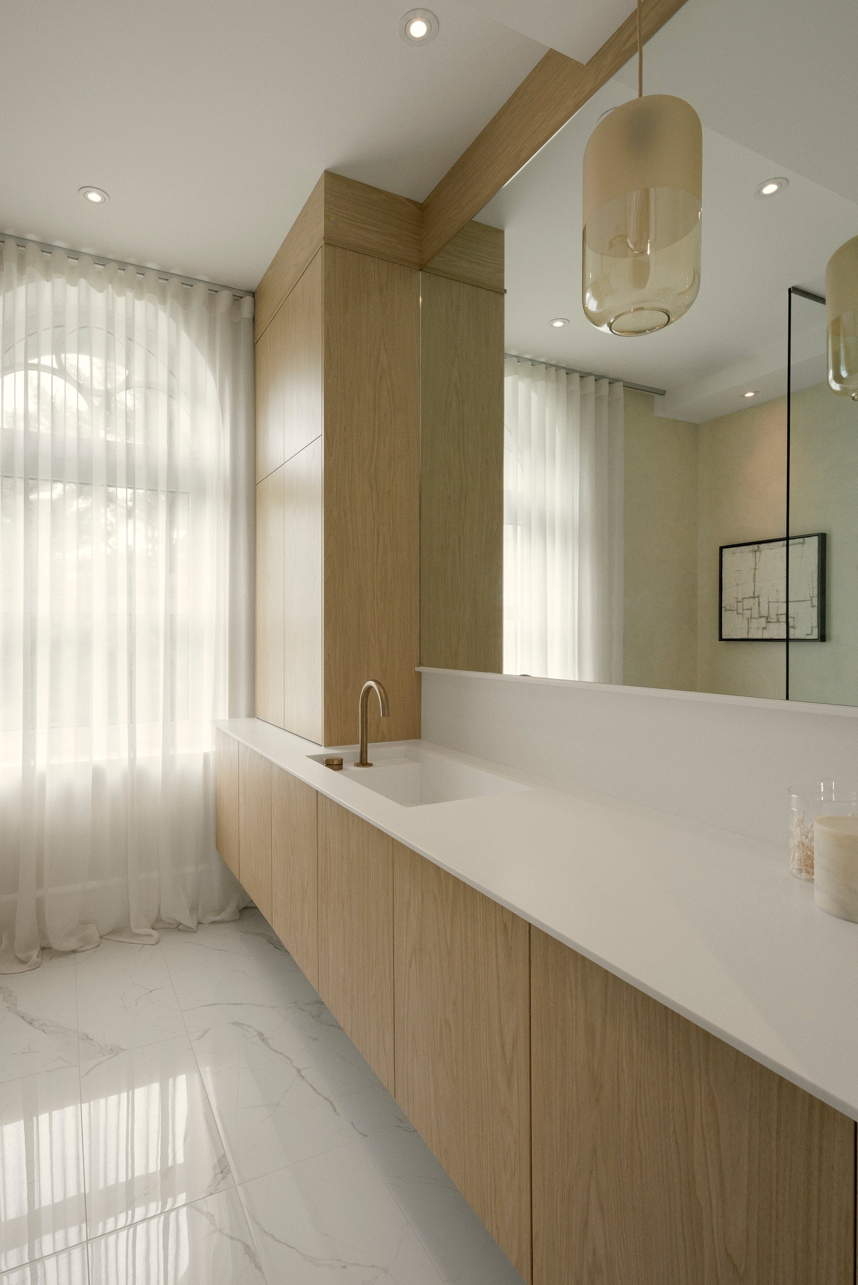 Salle de bain secondaire :: La promesse du raffinement