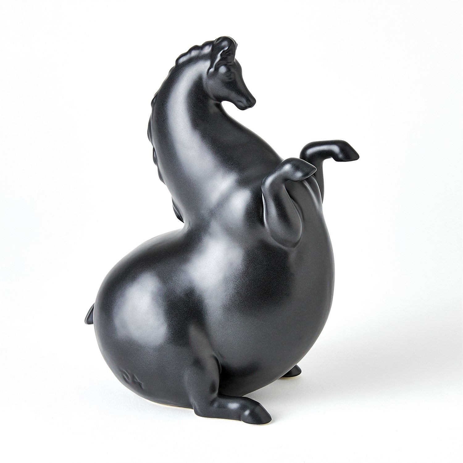 Statues de chevaux Global Views - Noir mat