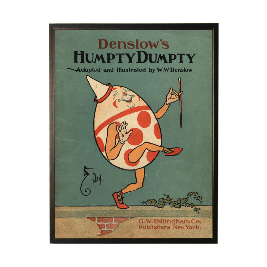 Toile vintage Antique Curiosities - Humpty Dumpty