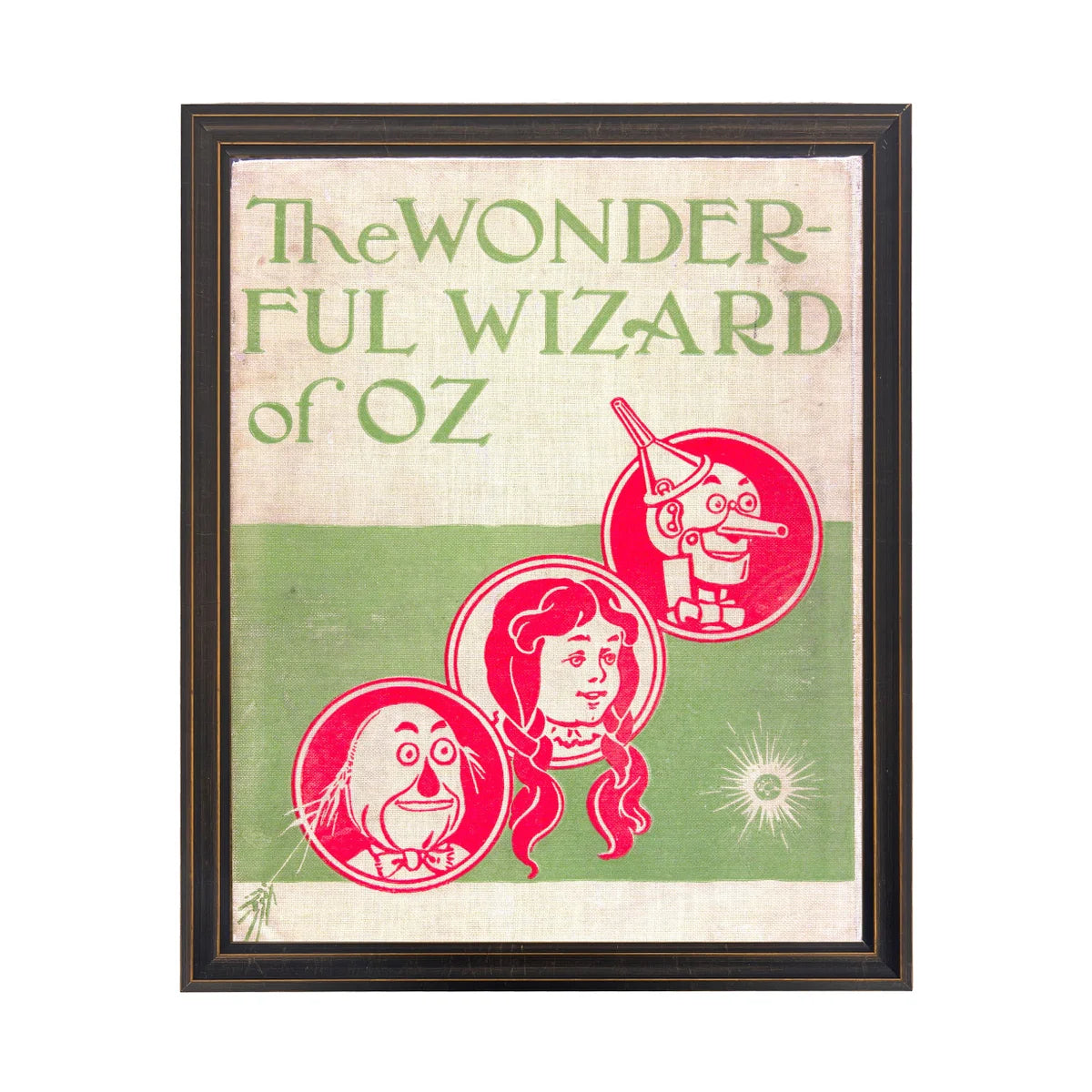 Toile vintage Antique Curiosities - Le magicien d'Oz