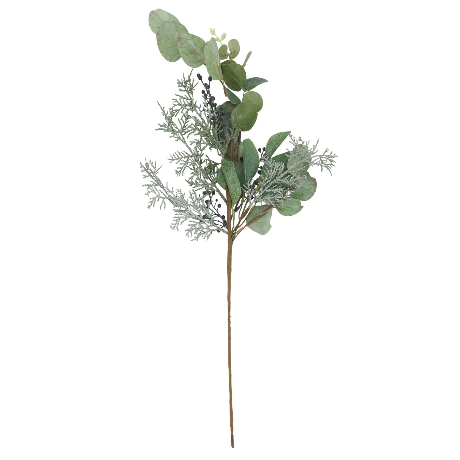 Fleurs artificielles - Tiges d'eucalyptus et pin