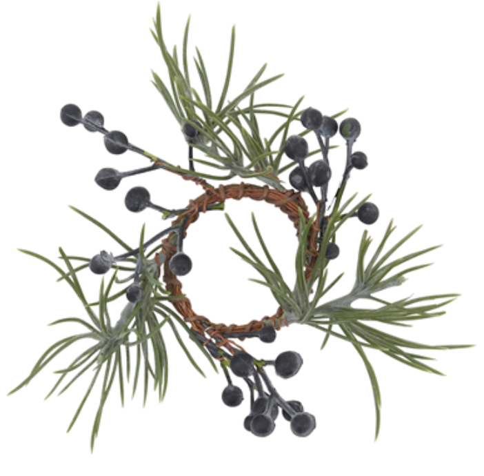 Anneaux de serviette poivres et sapin - Saro Lifestyle