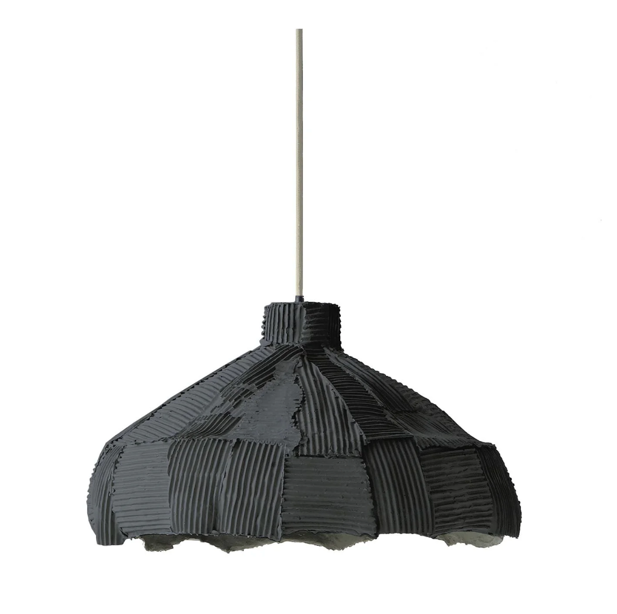 Lampe Anemone Cartoccio XL - Noire