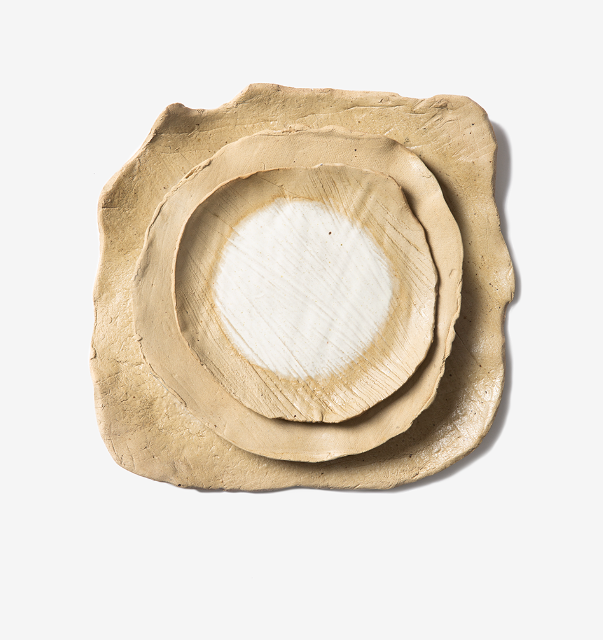 Dessert Plate Ebony Gold Cream - Unik Antwerp