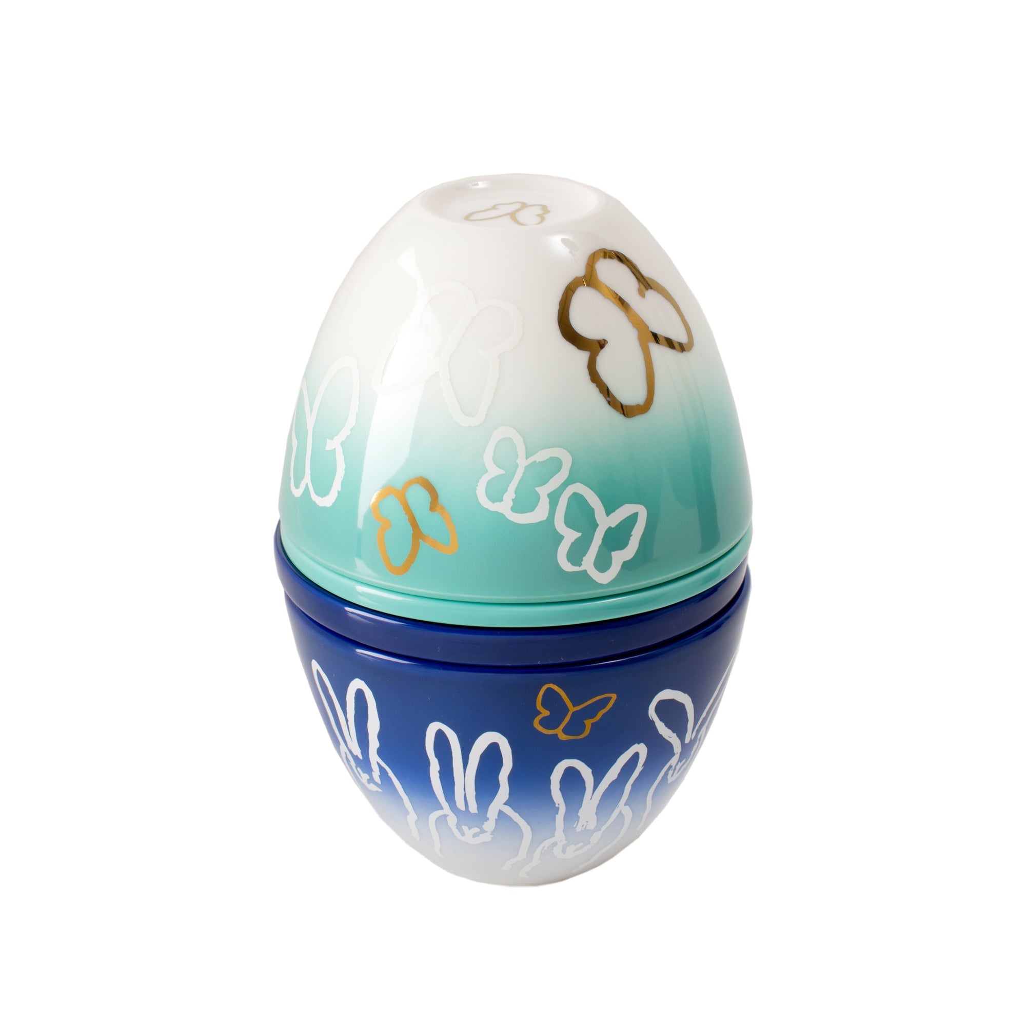 Ensemble de bols gigognes Hunt Slonem – Lapins et papillons