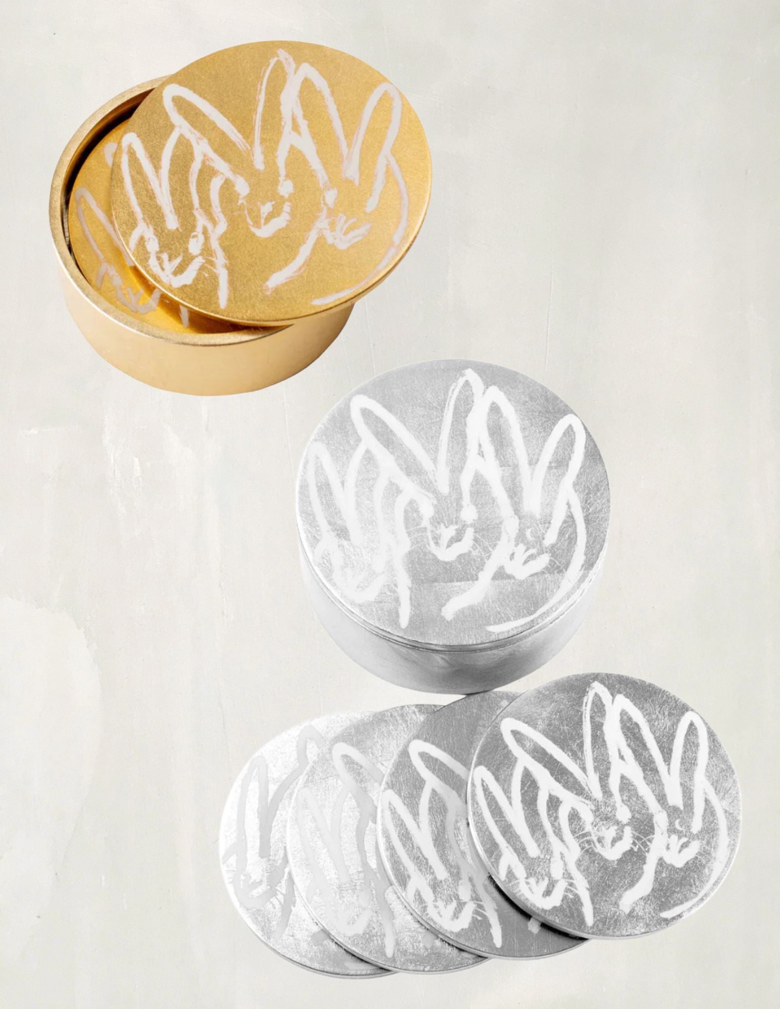 Ensemble de sous-verres Hunt Slonem
