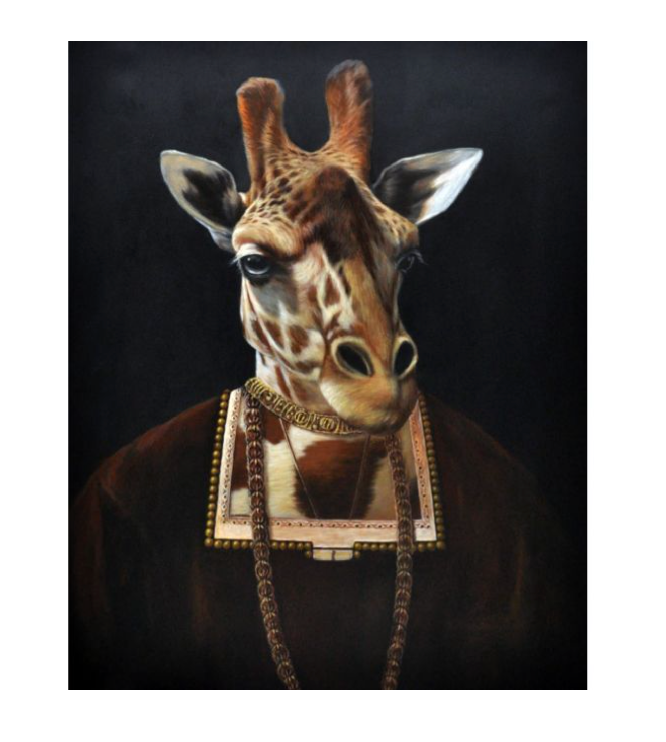 Toile Olystudio - Girafe