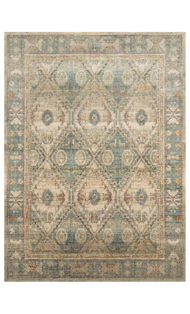 Carpette Loloi - Naturel et ciel